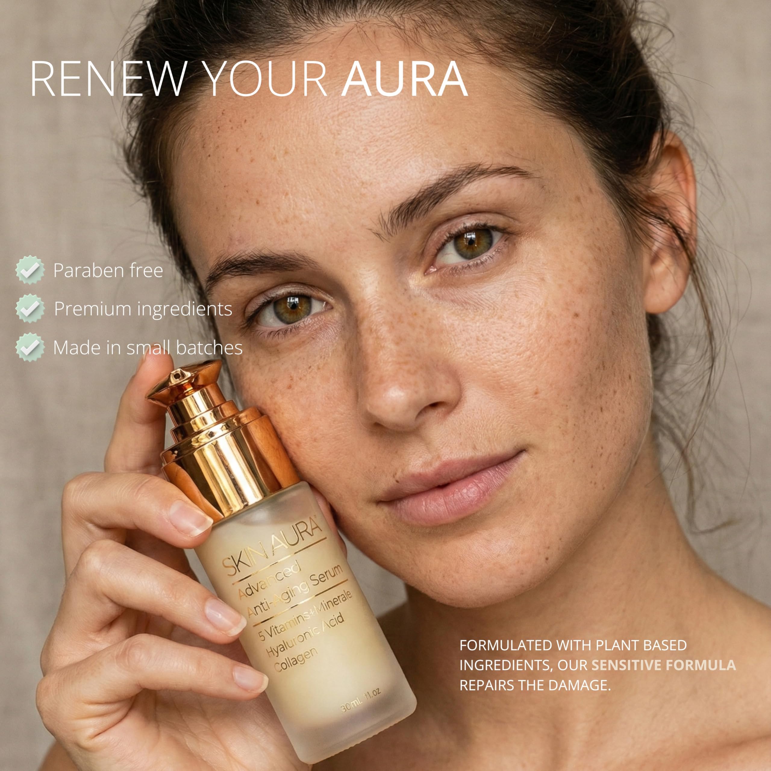 Amazon.com: SKIN AURA™ Advanced Anti-Aging Serum | All-In-One